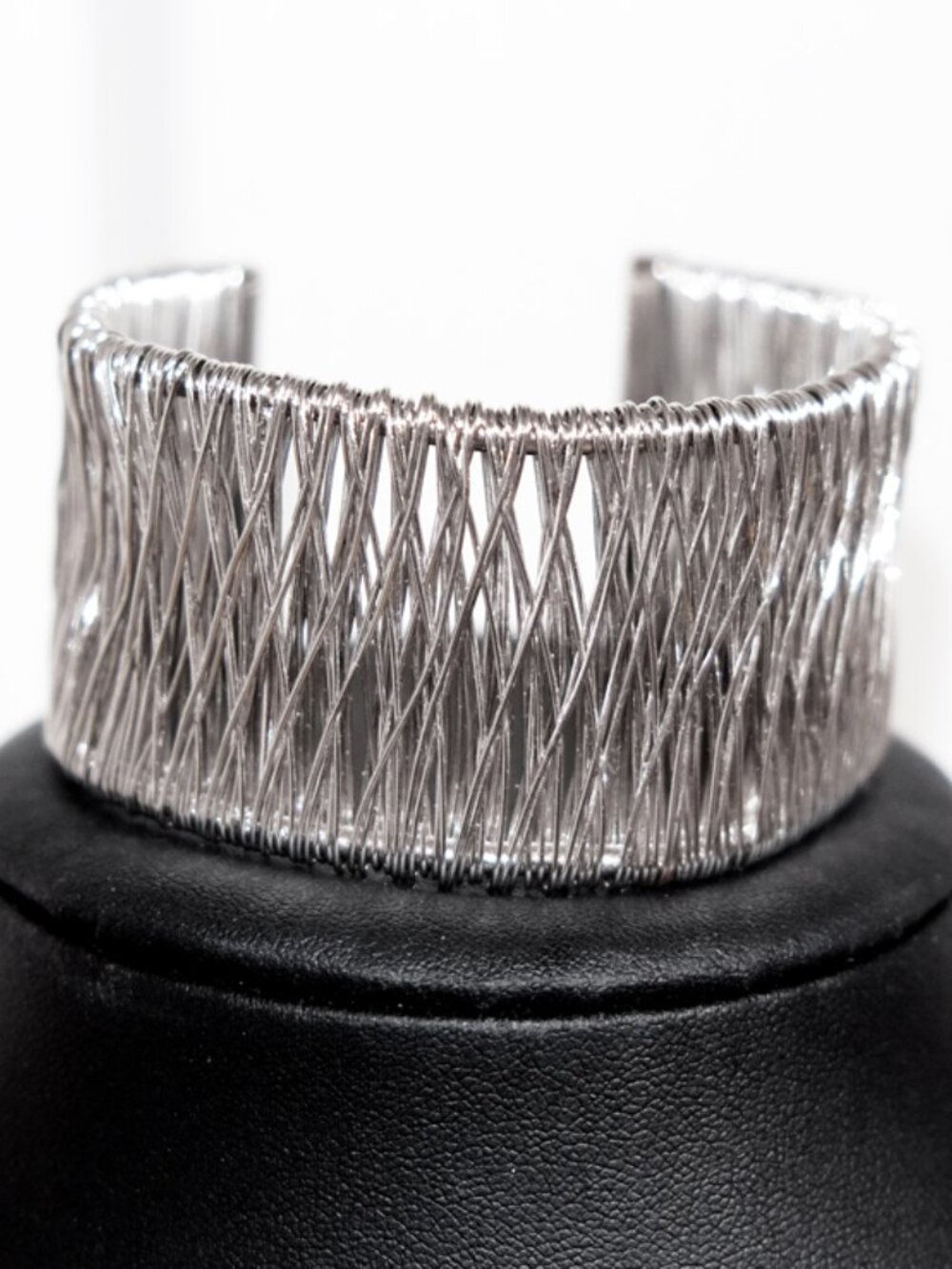 Fifth Avenue Collection wire mesh statement cuff bracelet